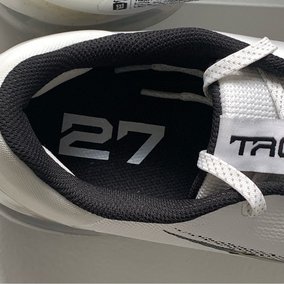 Nike Mens Force Zoom Trout 7 Pro White Gold 13 Baseball Metal Cleats CQ7224-106 - Picture 15 of 15